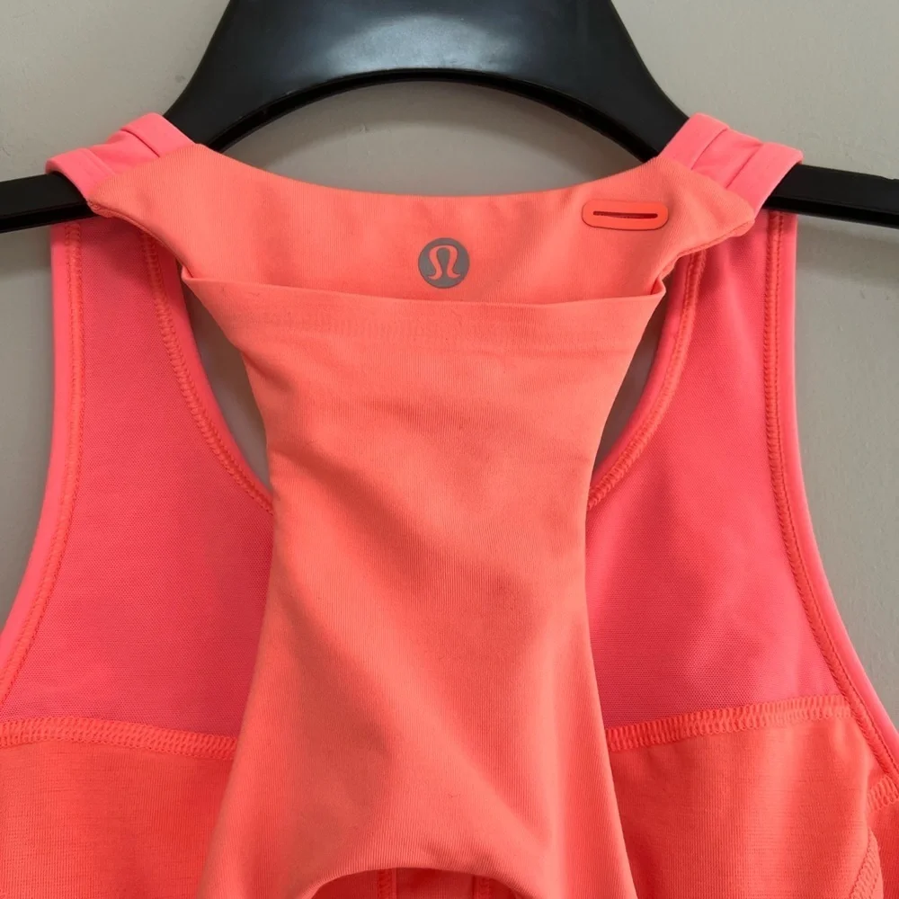 Lululemon Final Lap Luxtreme Tank in Pop Orange, size 6 - Picture 7 of 9